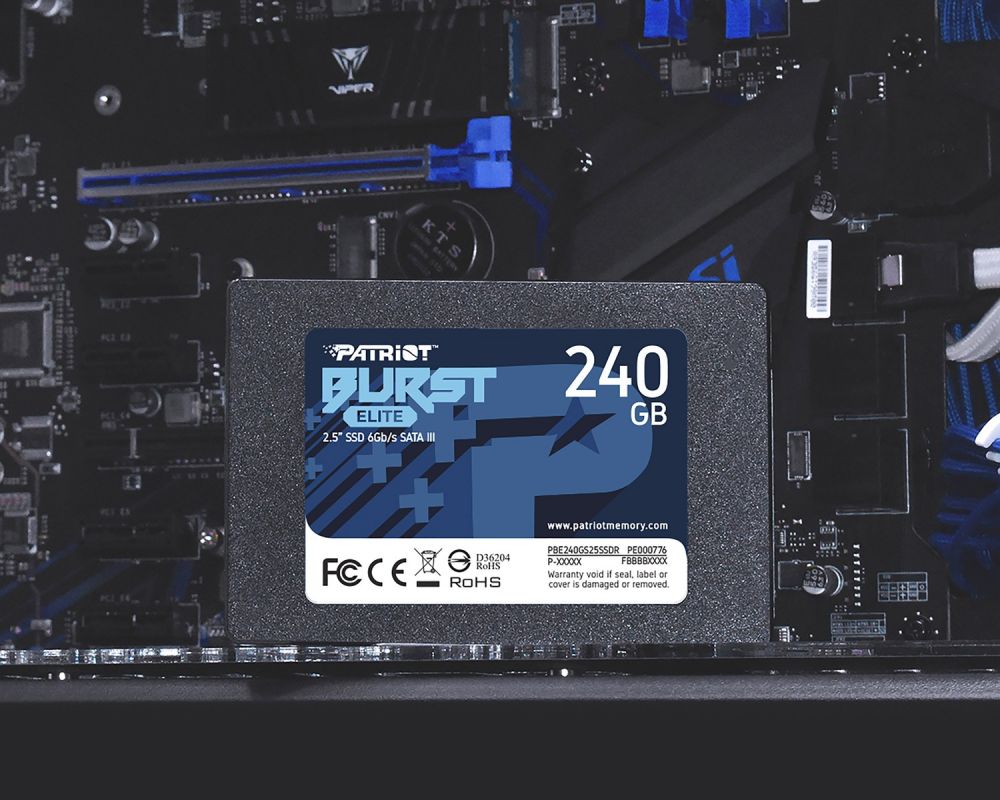 SSD Накопичувач 2.5 Patriot 240GB SATA TLC Burst Elite