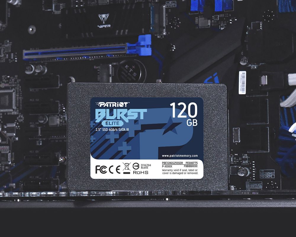 SSD Накопичувач 2.5 Patriot 120GB SATA TLC Burst Elite