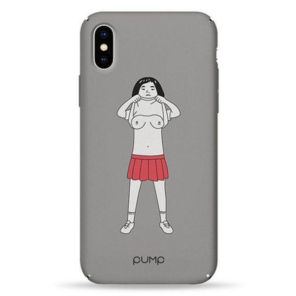 Чехол Pump Silicone Case Tits for iPhone X/XS