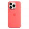 Чехол Apple Silicone Case with Animation & MagSafe iPhone 15 Pro (1:1 original), Guava