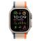 Apple Watch Ultra 2 GPS + Cellular 49mm Titanium Case with Orange/Beige Trail Loop - S/M (MRF13)