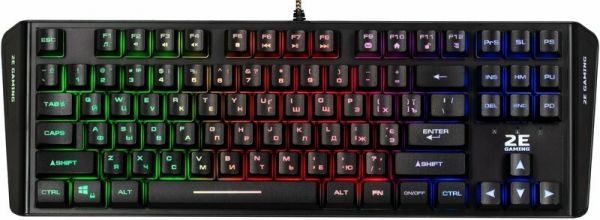 Клавіатура 2E Gaming KG355 LED 87key USB Black (2E-KG355UBK)