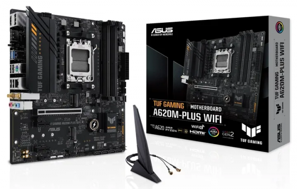 Материнська плата Asus TUF Gaming A620M-Plus WiFi