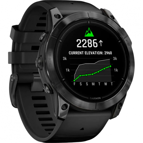 Смарт-часы Garmin Epix Pro Gen 2 51mm Slate Gray w. Black Band (010-02804-20/21)