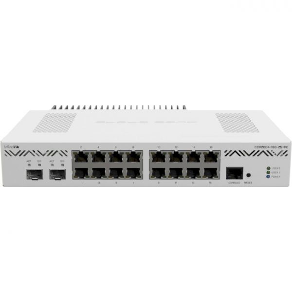 Маршрутизатор MikroTik CCR2004-16G-2S+PC