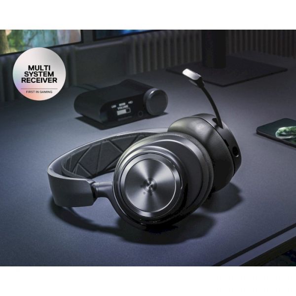 Комп'ютерна гарнітура SteelSeries Arctis Nova Pro Wireless Black (61520)