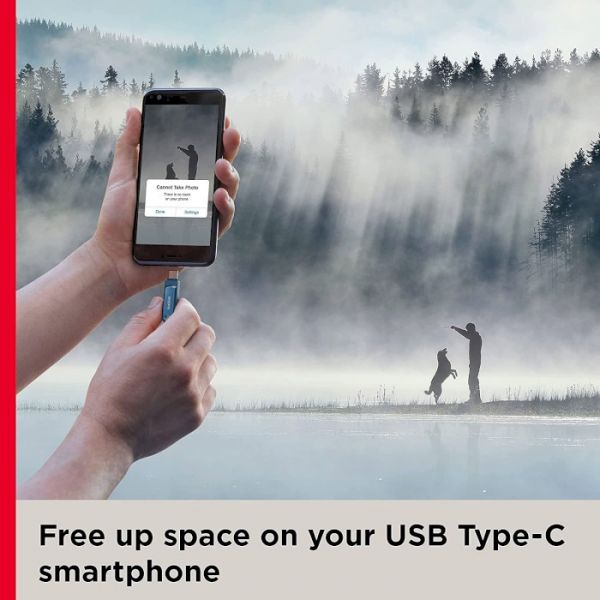 USB флеш накопичувач SanDisk 128 GB Ultra Dual Drive Go Type-C Navy Blue (SDDDC3-128G-G46NB)