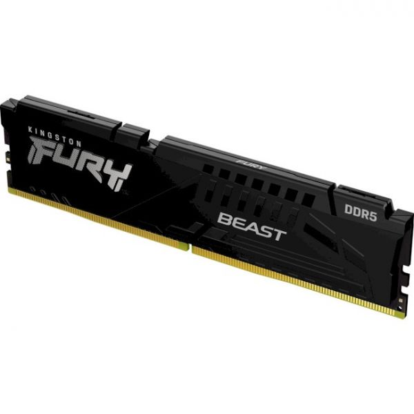 Модуль пам'яті DDR5 16GB/6000 Kingston Fury Beast Black (KF560C36BBE-16)