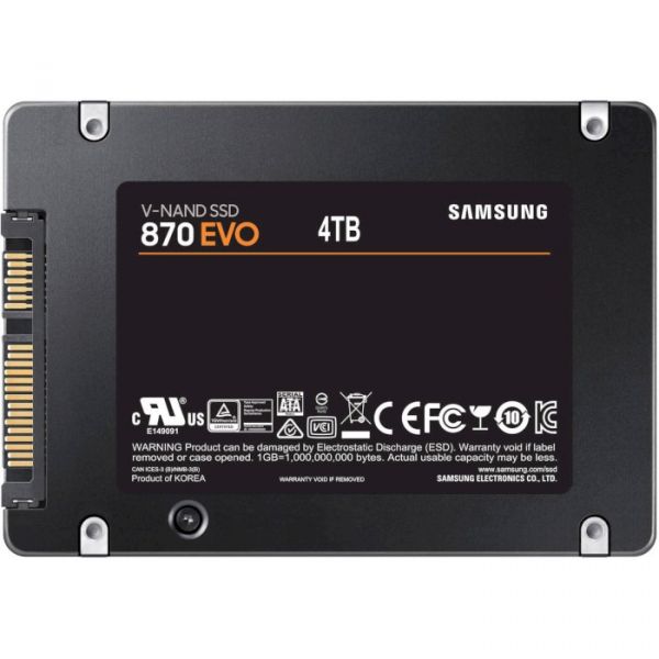 SSD накопичувач Samsung 870 EVO 4 TB (MZ-77E4T0BW)