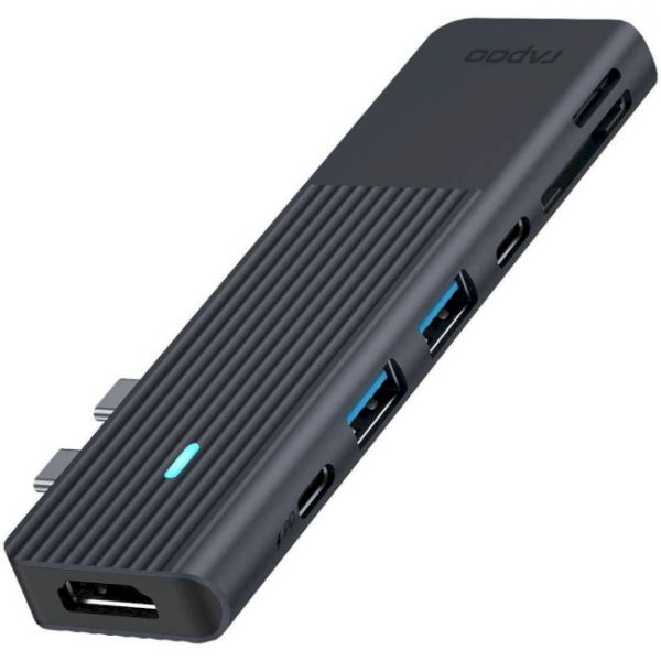 USB-хаб RAPOO 7-in-1 USB-C Multiport Adapter (UCM-2003)