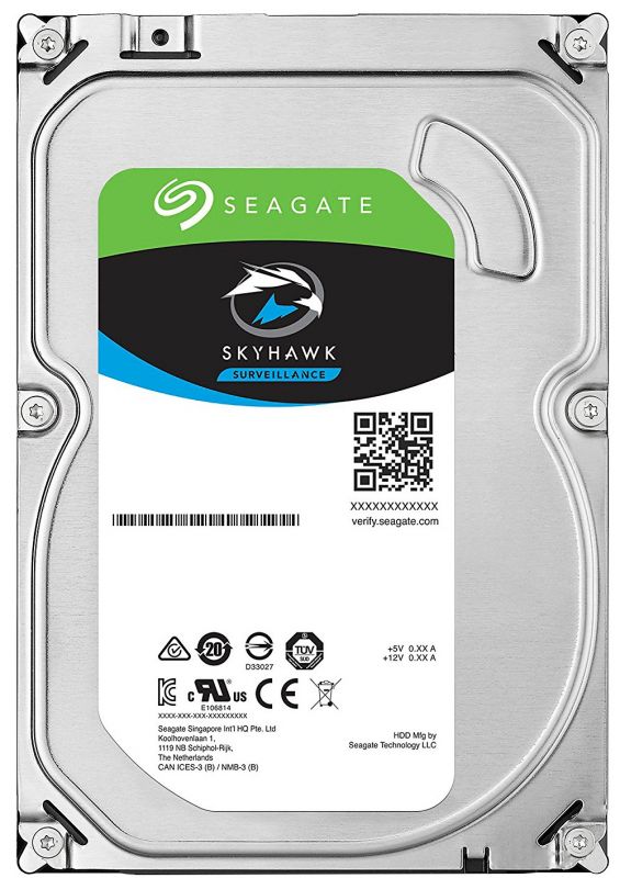 Накопичувач HDD SATA 4.0TB Seagate SkyHawk 256MB (ST4000VX016)