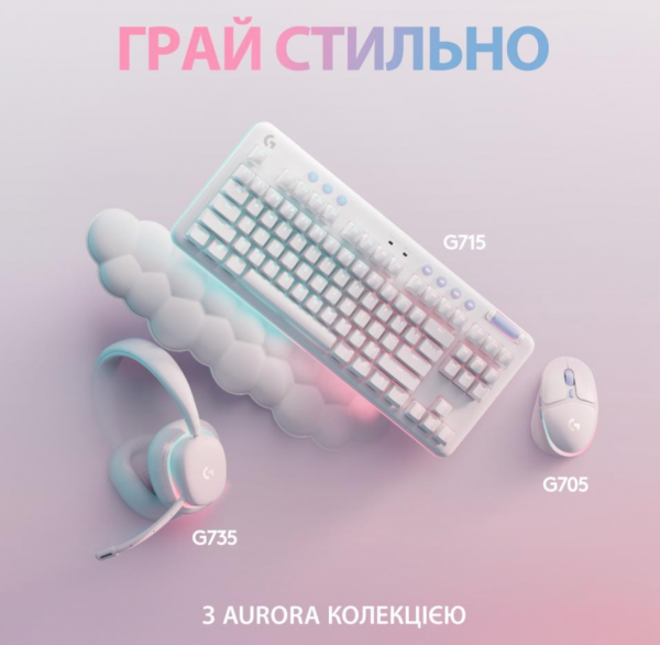 Клавіатура Logitech G713 Gaming Tactile White (920-010422)