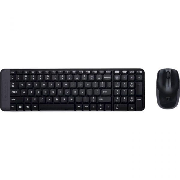 Комплект (клавіатура, миша) Logitech Wireless MK220 Combo Black