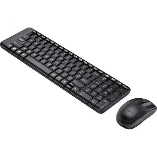 Комплект (клавіатура, миша) Logitech Wireless MK220 Combo Black