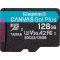 Карта пам'яті Kingston 128 GB microSDXC class 10 UHS-I U3 Canvas Go! Plus (SDCG3/128GBSP)