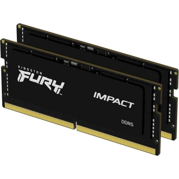 Модуль пам`ятi SO-DIMM 2x16GB/5600 DDR5 Kingston Fury Impact (KF556S40IBK2-32)