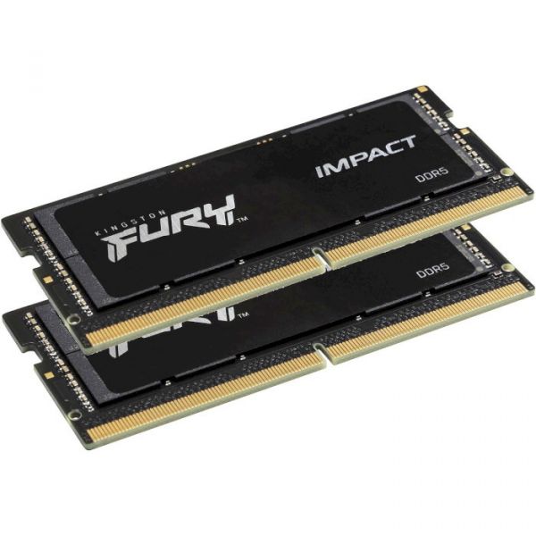 Модуль пам`ятi SO-DIMM 2x16GB/5600 DDR5 Kingston Fury Impact (KF556S40IBK2-32)