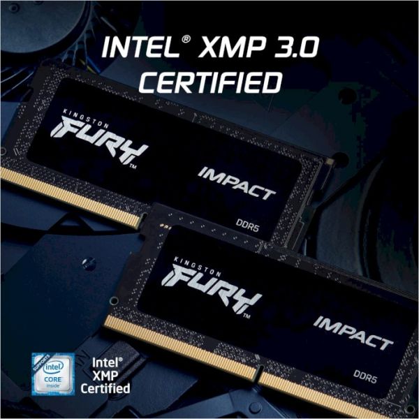 Модуль пам`ятi SO-DIMM 2x16GB/5600 DDR5 Kingston Fury Impact (KF556S40IBK2-32)