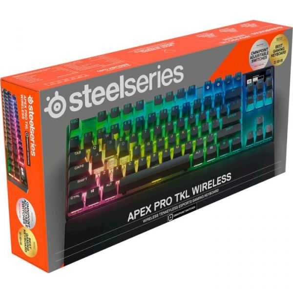 Клавіатура SteelSeries Apex Pro TKL Wireless (64865)