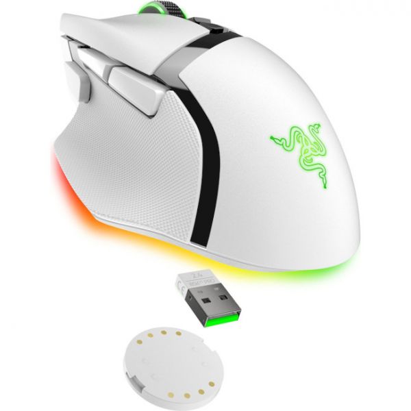 Миша Razer Basilisk V3 PRO Wireless White (RZ01-04620200-R3G1)