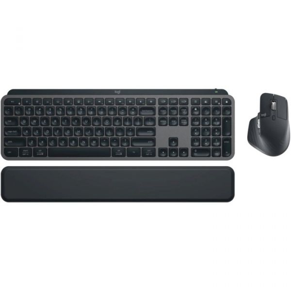 Комплект бездротовий Logitech MX Keys S PLUS PALMREST + MX Master 3S Combo Graphite UA (920-011614)