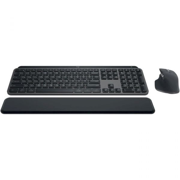 Комплект бездротовий Logitech MX Keys S PLUS PALMREST + MX Master 3S Combo Graphite UA (920-011614)