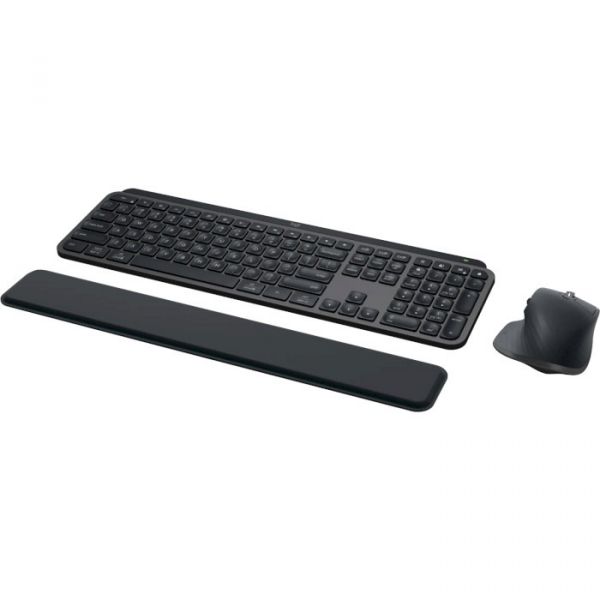 Комплект бездротовий Logitech MX Keys S PLUS PALMREST + MX Master 3S Combo Graphite UA (920-011614)