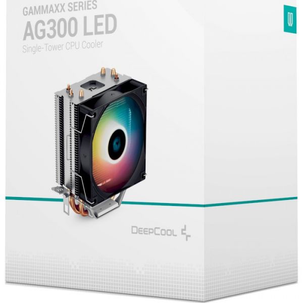 Повітряне охолодження Deepcool AG300 LED (R-AG300-BKLNMN-G)