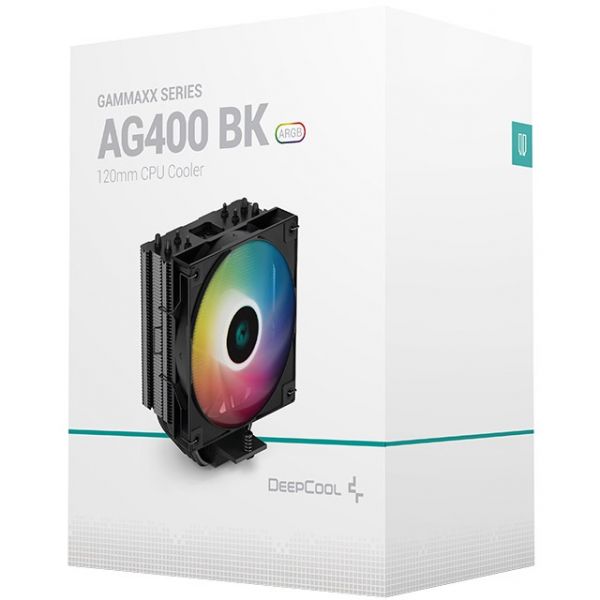 Повітряне охолодження Deepcool AG400 BK ARGB (R-AG400-BKANMC-G-2)