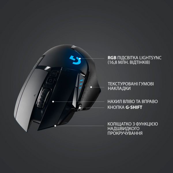 Миша Logitech G502 Lightspeed (910-005567)