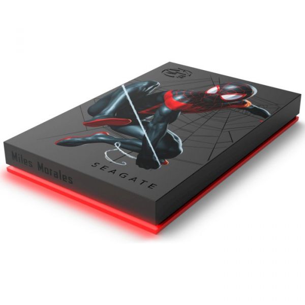 Зовнішній жорсткий диск 2.5" USB 2.0TB Seagate Miles Morales FireCuda Gaming Drive (STKL2000419)