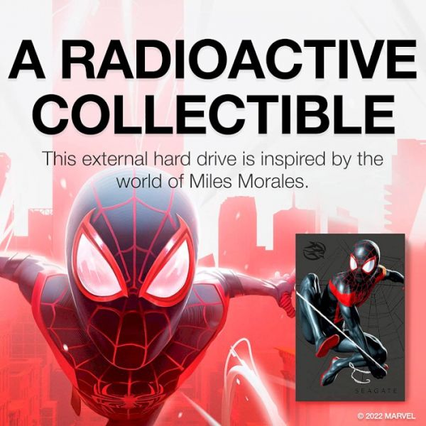 Зовнішній жорсткий диск 2.5" USB 2.0TB Seagate Miles Morales FireCuda Gaming Drive (STKL2000419)