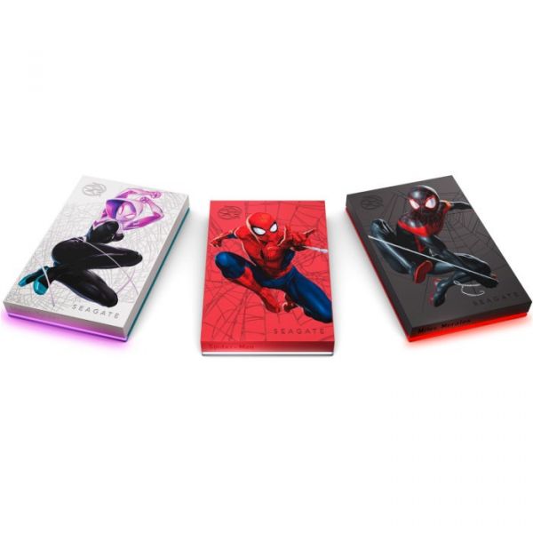 Зовнішній жорсткий диск 2.5" USB 2.0TB Seagate Miles Morales FireCuda Gaming Drive (STKL2000419)