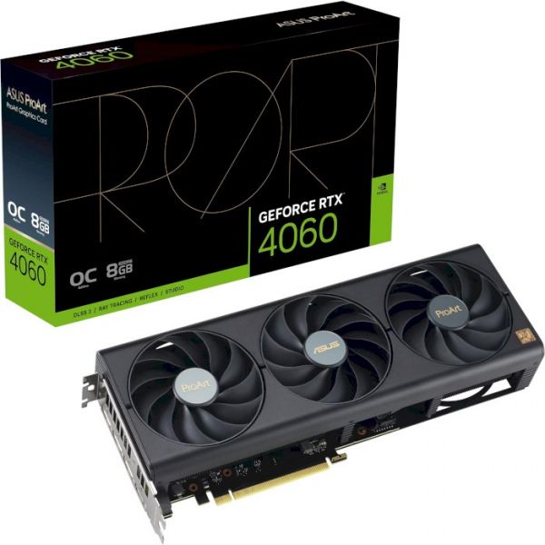 Відеокарта ASUS GeForce RTX 4060 PROART O8G (PROART-RTX4060-O8G)