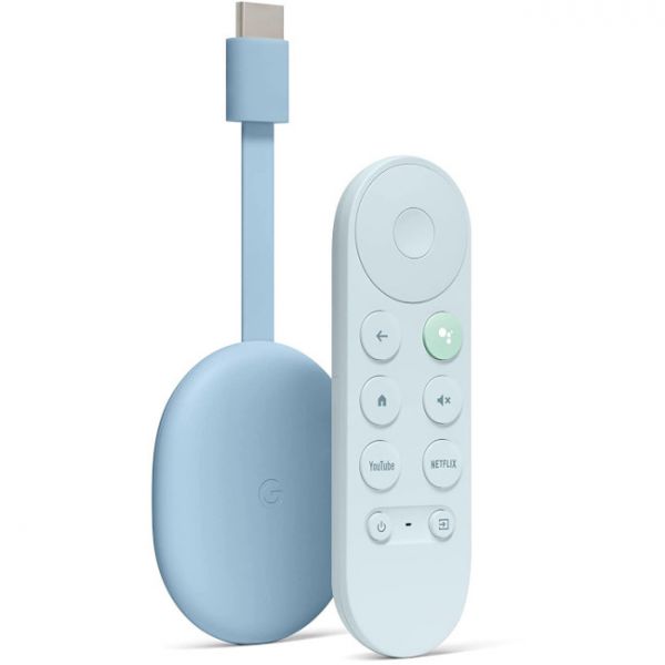 Медіаплеєр Google Chromecast 4K with Google TV Sky (GA01923)