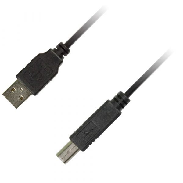 Кабель Piko USB 2.0 AM-BM 1.8м, Black