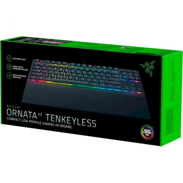 Клавіатура Razer Ornata V3 TKL RGB 84key Mecha-Membrane Switch UKR (RZ03-04881800-R371)