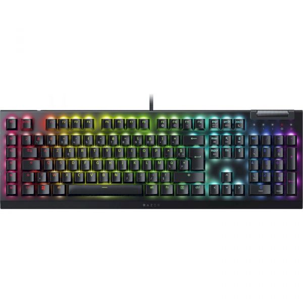 Клавіатура Razer BlackWidow V4 X Green Switch RU (RZ03-04700800-R3R1)