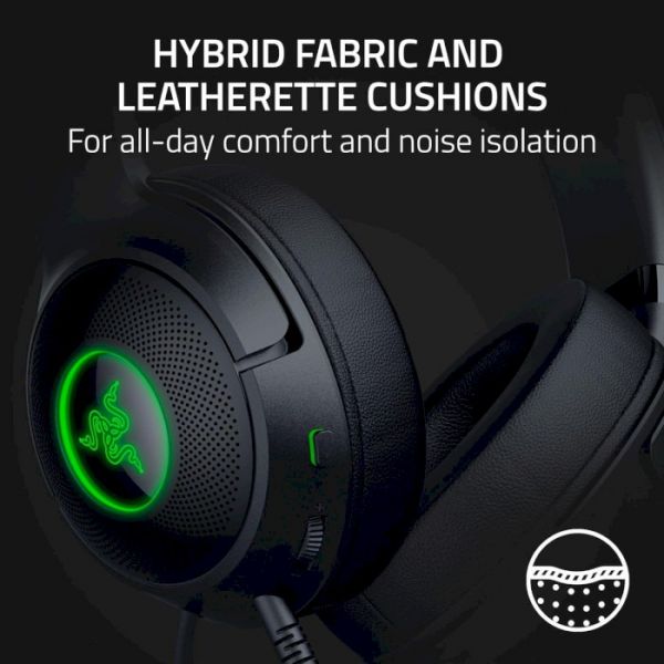 Комп'ютерна гарнітура Razer Kraken Kitty V2 Black (RZ04-04730100-R3M1)