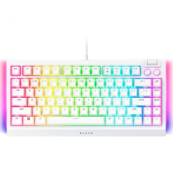 Клавіатура Razer BlackWidow V4 75% White (RZ03-05001700-R3M1)