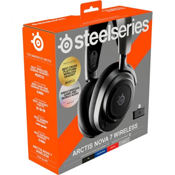 Комп'ютерна гарнітура SteelSeries Arctis Nova 7 Black (61553)