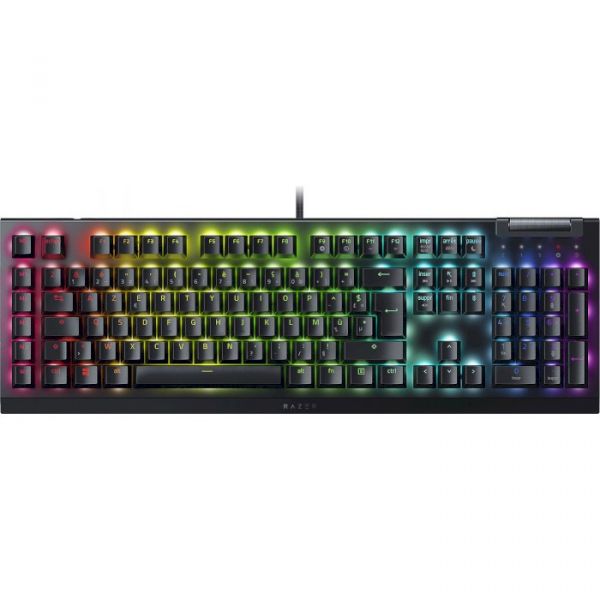 Клавіатура Razer BlackWidow V4 X Yellow Switch RU (RZ03-04702500-R3R1)