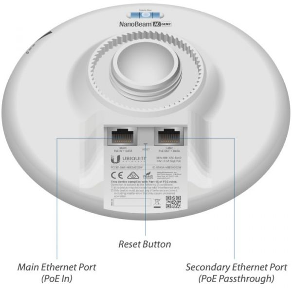 Точка доступа Wi-Fi Ubiquiti NBE-5AC-Gen2