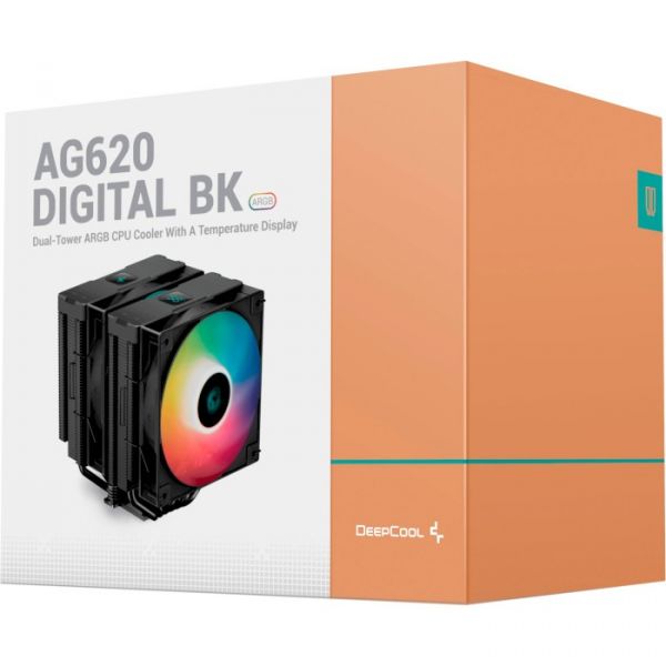 Повітряне охолодження Deepcool AG620 Digital BK ARGB (R-AG620-BKADMN-G-2)