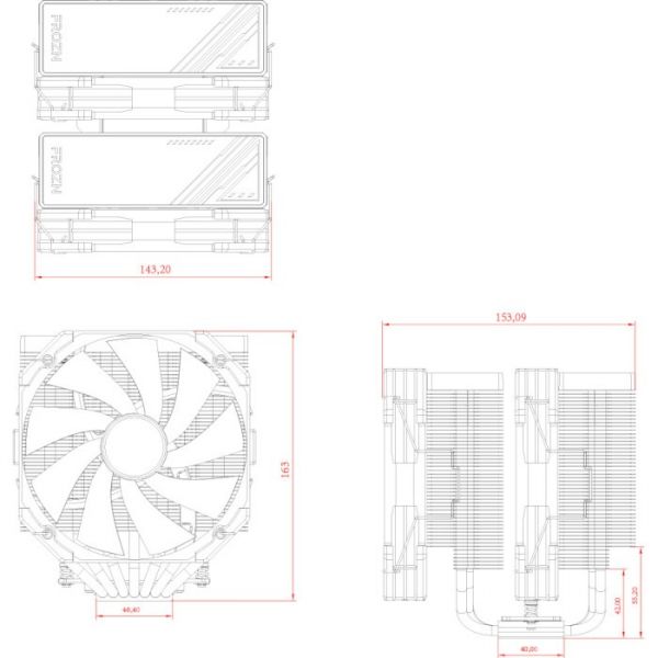 Повітряне охолодження ID-Cooling Frozn A720 Black