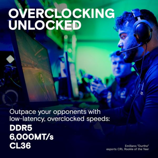 Модуль пам’яті DDR5 32GB (2x16GB) 6000 Crucial Pro Overclocking C36 (CP2K16G60C36U5B)