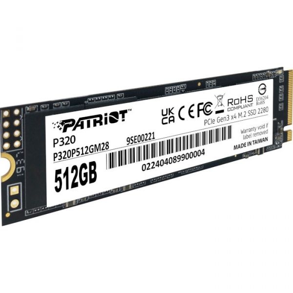 SSD накопичувач PATRIOT P320 512 GB (P320P512GM28)