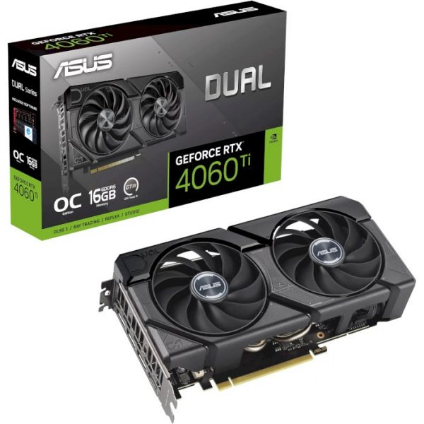 Відеокарта Asus Dual GeForce RTX 4060 Ti 16GB GDDR6 OC (DUAL-RTX4060TI-O16G)