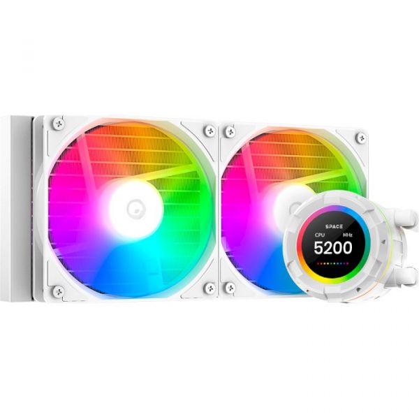 Водяне охолодження ID-Cooling Space LCD SL240 XE White