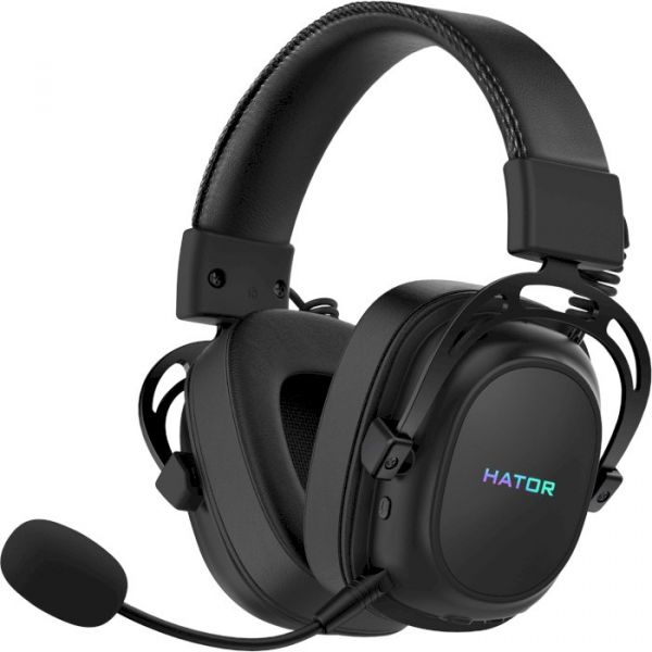 Комп'ютерна гарнітура Hator Hypergang 2 Wireless Tri-mode Black (HTA-950)